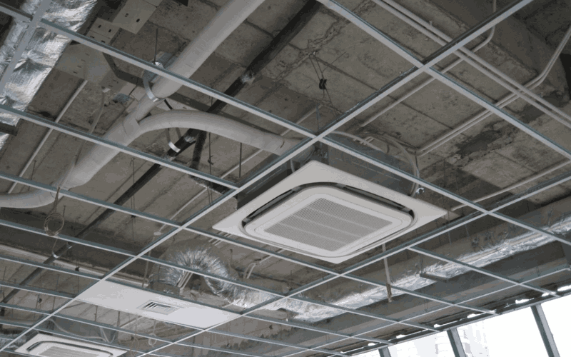 Giống như các loại điều hòa khác, điều hòa âm trần hoạt động dựa trên nguyên lý Heatpump.