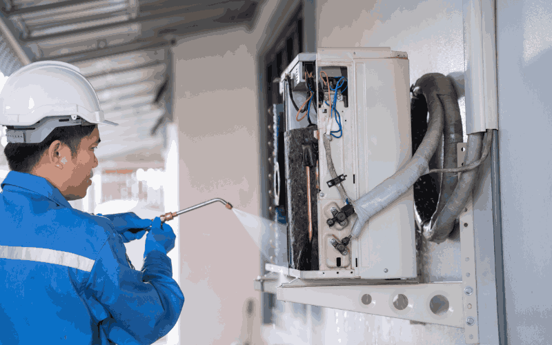 Điều hòa không hoạt động có thể do bụi bẩn tích tụ lâu ngày trên dàn nóng.