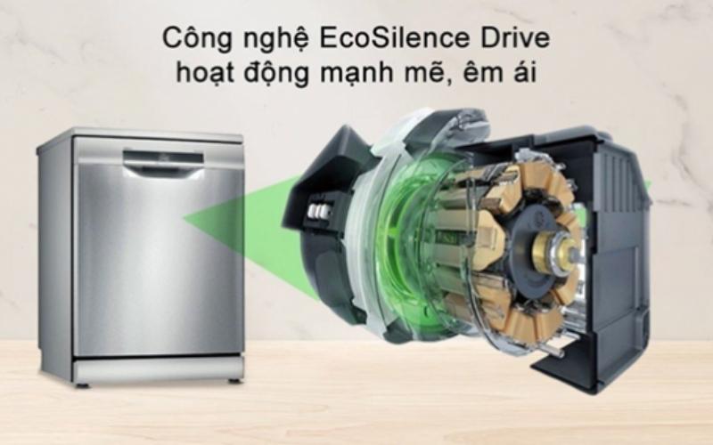 Công nghệ giảm tiếng ồn tiên tiến giúp máy hoạt động nhẹ nhàng, không gây phiền nhiễu