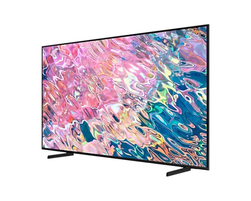 Mẫu tivi Samsung QA43Q63BCAKXXV sở hữu thiết kế siêu mỏng, gọn nhẹ, phù hợp với những không gian 15 - 20m2 Mẫu tivi Samsung QA43Q63BCAKXXV