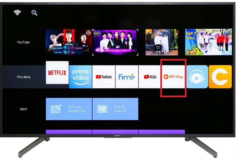 Hệ điều hành thông minh trên Tivi Sony